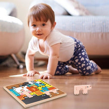 Laden Sie das Bild in den Galerie-Viewer, Tetris-Puzzle aus Holz
