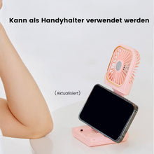 Laden Sie das Bild in den Galerie-Viewer, Faltbarer kleiner Schreibtischventilator