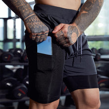 Laden Sie das Bild in den Galerie-Viewer, Schnell trocknende, lässige Fitness-Sportshorts für Herren