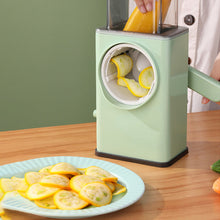 Laden Sie das Bild in den Galerie-Viewer, Multifunktionaler Trommel-Gemüseschneider Küche Haushalt rund