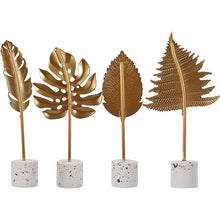 Laden Sie das Bild in den Galerie-Viewer, Goldener Blatt Schmuck
