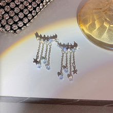 Laden Sie das Bild in den Galerie-Viewer, Stilvolle Ohrringe mit Sternfransen