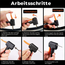Laden Sie das Bild in den Galerie-Viewer, Tragbare Luftpumpe Aus Aluminiumlegierung
