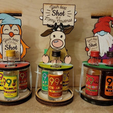 Laden Sie das Bild in den Galerie-Viewer, Weihnachtlicher Mini-Weinflaschenhalter