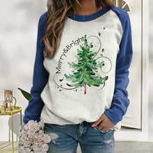 Laden Sie das Bild in den Galerie-Viewer, Lässiges Weihnachtsbaum-Sweatshirt
