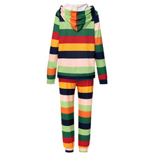 Laden Sie das Bild in den Galerie-Viewer, Lässig Gestreiftes 2-Teiliges Set