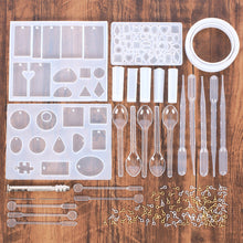 Laden Sie das Bild in den Galerie-Viewer, DIY Ohrring-Epoxid-Formen-Set