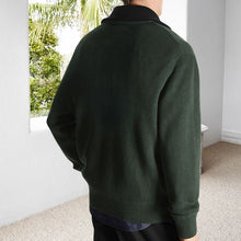 Laden Sie das Bild in den Galerie-Viewer, Einfarbiger Pullover mit halbem Reißverschluss