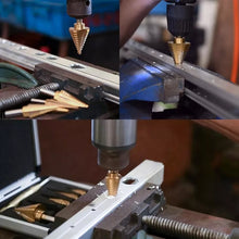 Laden Sie das Bild in den Galerie-Viewer, Stufenbohrer Nutsäge Bohrer Set(6 Stück)