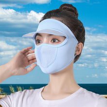 Laden Sie das Bild in den Galerie-Viewer, Wiederverwendbare Atmungsaktive Kühle Sonnenschutzmaske