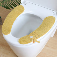 Laden Sie das Bild in den Galerie-Viewer, Waschbare Toilettensitzauflage aus Plüsch