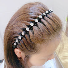 Laden Sie das Bild in den Galerie-Viewer, Modisches Rutschfestes Strass-Stirnband