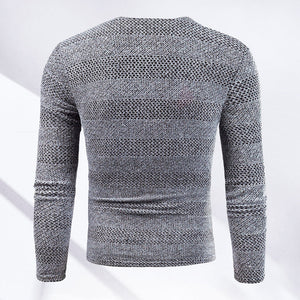 Modischer Hohler Langärmeliger Strickpullover
