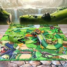 Laden Sie das Bild in den Galerie-Viewer, Dinosaurier-Elektrotriebwagen-Set