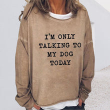 Laden Sie das Bild in den Galerie-Viewer, Lockeres T-Shirt mit Buchstabendruck