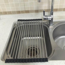 Laden Sie das Bild in den Galerie-Viewer, Faltbares Edelstahl Spüle Trockengestell