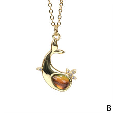 Laden Sie das Bild in den Galerie-Viewer, Süße einfache Wal Halskette