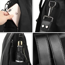 Laden Sie das Bild in den Galerie-Viewer, Wasserdichter diebstahlsicherer Nylon-Rucksack