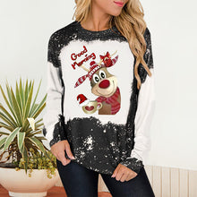 Laden Sie das Bild in den Galerie-Viewer, Weihnachten Rundhalsausschnitt Print Sweatshirt