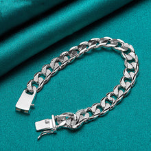 Laden Sie das Bild in den Galerie-Viewer, Doppelkettiges kariertes Knopfarmband