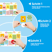 Laden Sie das Bild in den Galerie-Viewer, Montessori beschäftigtes Buch für Kleinkinder