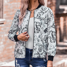 Laden Sie das Bild in den Galerie-Viewer, Modische Bedruckte Jacke