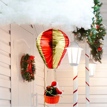 Laden Sie das Bild in den Galerie-Viewer, Weihnachtsdekoration-Weihnachtsmann Heißluftballon