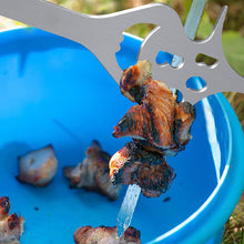 Laden Sie das Bild in den Galerie-Viewer, Multifunktionale 6-in-1-Grillgabel aus Edelstahl