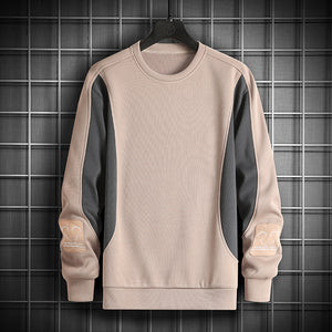 Lässiges Sport-Sweatshirt mit Rundhalsausschnitt für Herren