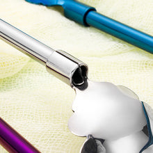 Laden Sie das Bild in den Galerie-Viewer, Trinkhalmlöffel aus Edelstahl