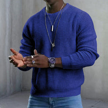 Laden Sie das Bild in den Galerie-Viewer, Langärmliger Pullover mit Rundhalsausschnitt