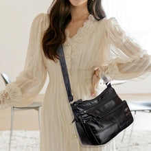 Laden Sie das Bild in den Galerie-Viewer, Damen Weiche Ledertasche