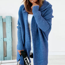 Laden Sie das Bild in den Galerie-Viewer, Lange weiche Damen Strickjacke