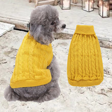 Laden Sie das Bild in den Galerie-Viewer, Haustier Winter Zopfmuster Strickpullover
