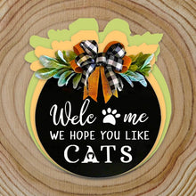 Laden Sie das Bild in den Galerie-Viewer, Willkommensschild aus Holz