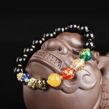 Laden Sie das Bild in den Galerie-Viewer, Thermochromes Glücksarmband von Pixiu