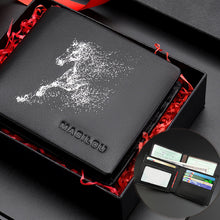 Laden Sie das Bild in den Galerie-Viewer, Herr Einfache Geldbörse aus weichem Leder