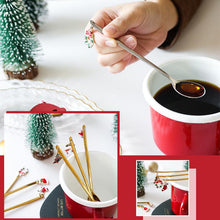 Laden Sie das Bild in den Galerie-Viewer, Weihnachtsgeschenk Metalllöffel Set