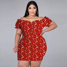 Laden Sie das Bild in den Galerie-Viewer, Damen sexy Sommerkleid