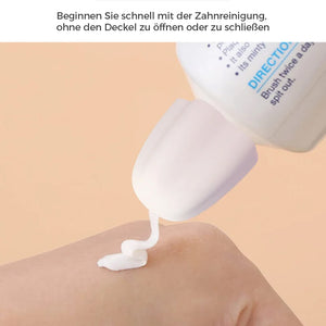 Selbstschließende Zahnpastakappen