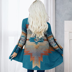 Modischer Bedruckter Trenchcoat