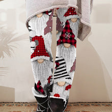 Laden Sie das Bild in den Galerie-Viewer, Weihnachtsgamaschen mit Weihnachtsmann-Druck