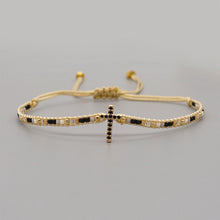 Laden Sie das Bild in den Galerie-Viewer, Buntes Vintages Kreuzarmband