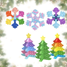 Laden Sie das Bild in den Galerie-Viewer, 3D Weihnachten Pop Blase Spielzeug