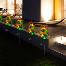 Laden Sie das Bild in den Galerie-Viewer, Solar Garten Weihnachtsbaum Licht(2 Stück)