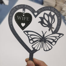 Laden Sie das Bild in den Galerie-Viewer, Gedenkgeschenk Schmetterling Dekoration