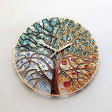 Laden Sie das Bild in den Galerie-Viewer, Baum des Lebens Wanduhr