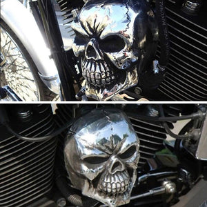 Motorrad Schädel Hupenabdeckung