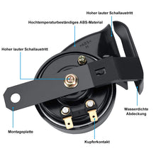 Laden Sie das Bild in den Galerie-Viewer, Schnecke Klingel für Auto/ Motorrad/ LKW