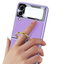 Laden Sie das Bild in den Galerie-Viewer, Hartrahmenabdeckung für Samsung Z Flip 3 mit Umhängeband